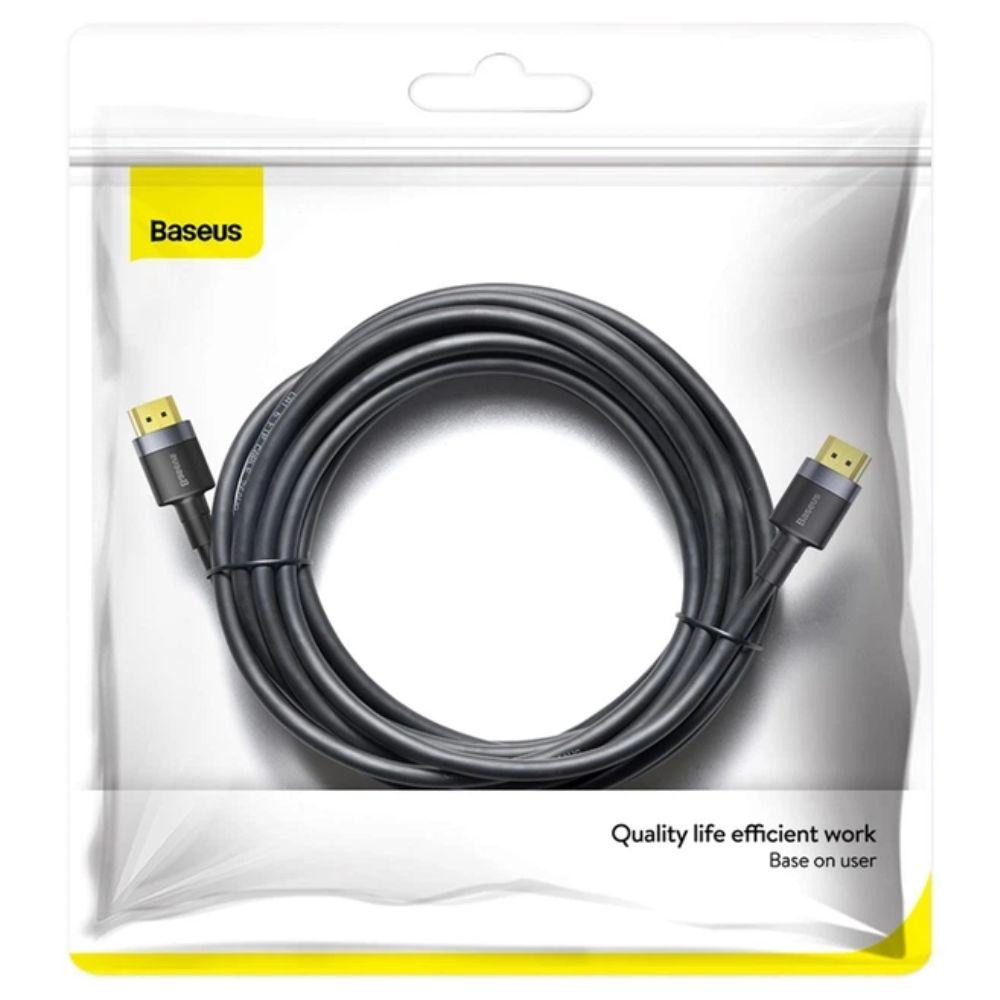 Кабель Baseus Cafule 4KHDMI Male To 4KHDMI Male Adapter Cable 5m Black Одесса - изображение 2