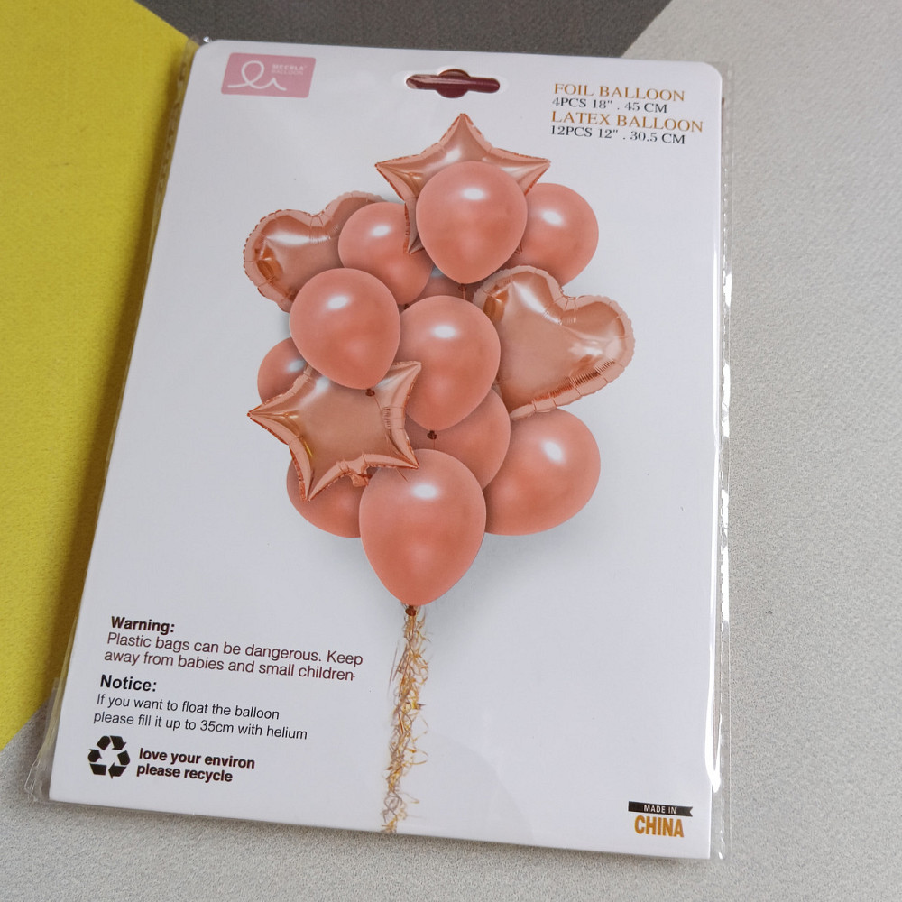 Фонтан из шаров 16шт на день рождения Киев - изображение 2