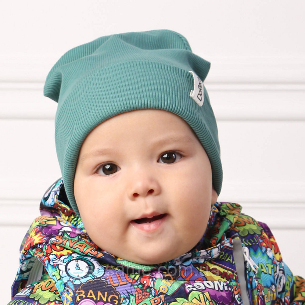 Дитяча Шапка Демісезонна М'ята 44-48 Харків - фото 3