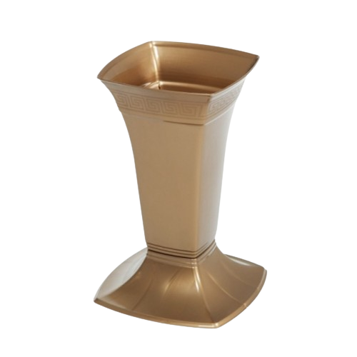 Корпус вази для квітів 30см золотистий металік Ламела Житомир