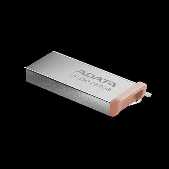 Flash A-DATA USB 3.2 UR 350 64Gb Silver/Beige Киев