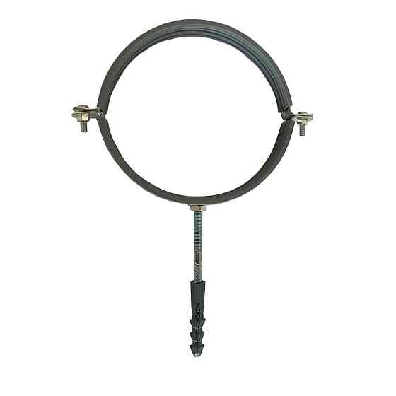 Хомут в зборi CR 4″ (109-116мм) з гвинтом-шурупом 8*100 та дюбелем в уп., сірий Киев