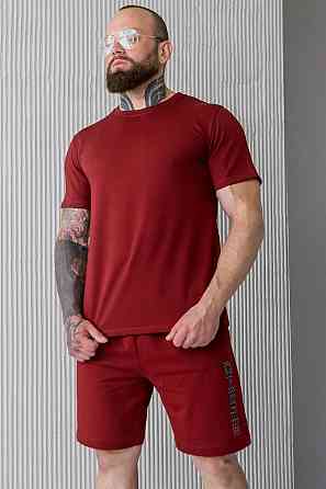 Шорти чоловічі TotalFit HG8-LD XXL, Бордовый Киев