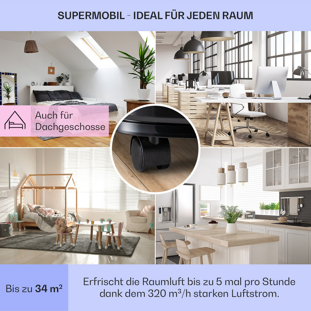 Новий мобільний кондиціонер Breeze 7 7000BTU 2.1kW для 34 м2 EEC A мобільний пульт дистанційного керування Рівне - фото 5