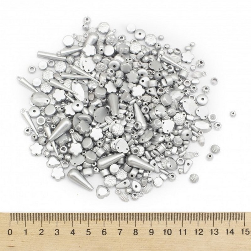 Декоративні намистинки для творчості Dom Busin УТ100031396 в упаковці 145 шт Вінниця - фото 2