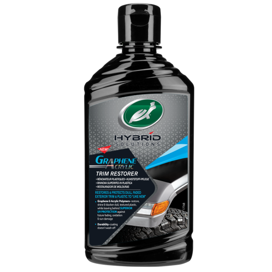 TURTLE WAX 53869 — Поліроль-реставратор шин та пластику HS Trim Restorer 300 мл | Кераміка + акрил, глибокий чорний блиск та захис Ковель