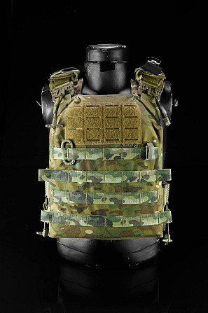 Тактична плитоноска жилет із швидким скиданням Cordura 1000D з IRR обробкою (без плит) Мультикам Вінниця - фото 7