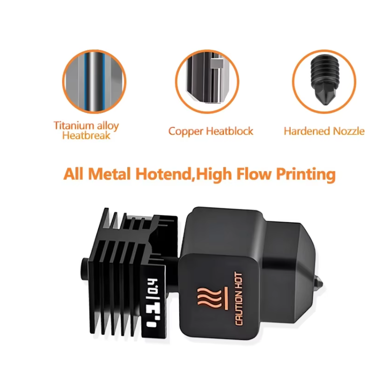 Хотенд 0,2 мм зі збільшеним обємом нагрівача для Bambu Lab A1, A1 mini, H2D (Ur Elk) Київ - фото 8