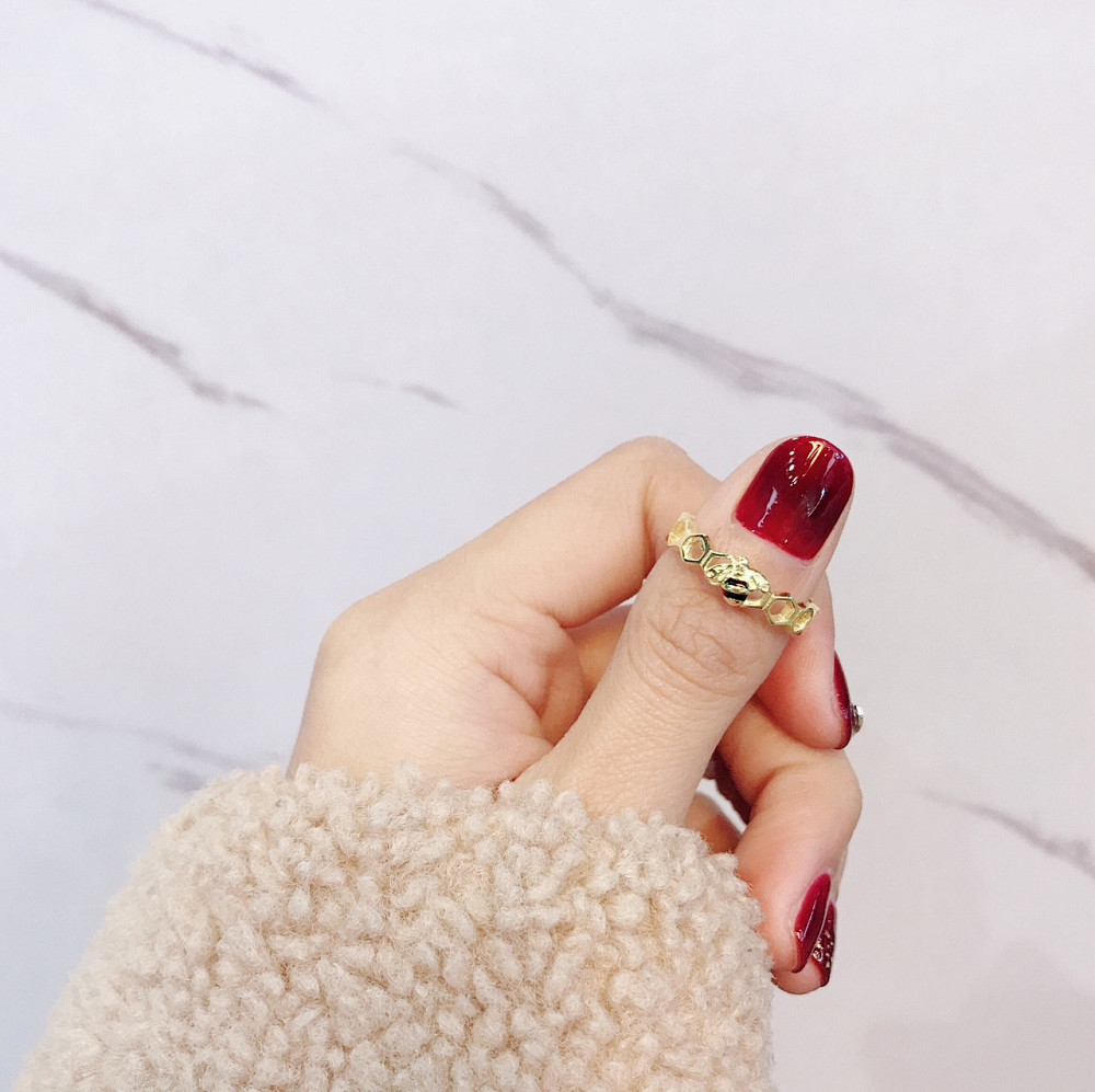 Срібна каблучка   "Бджола і соти" 167116EN16 MasterSem Київ - фото 6