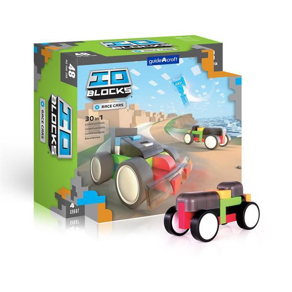 Конструктор Guidecraft IO Blocks Гоночні машини з доповненою 3d реальністю, 48 деталей (G9607) Харків - фото 1