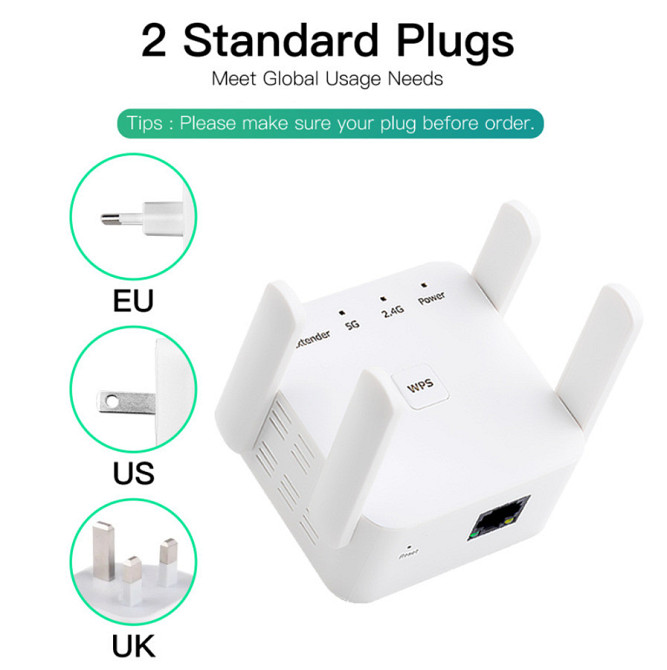 Точка доступу Fenvi FWD-R1208U Wi-Fi Repeater Booster 2.4G/5GHz Харків - фото 13