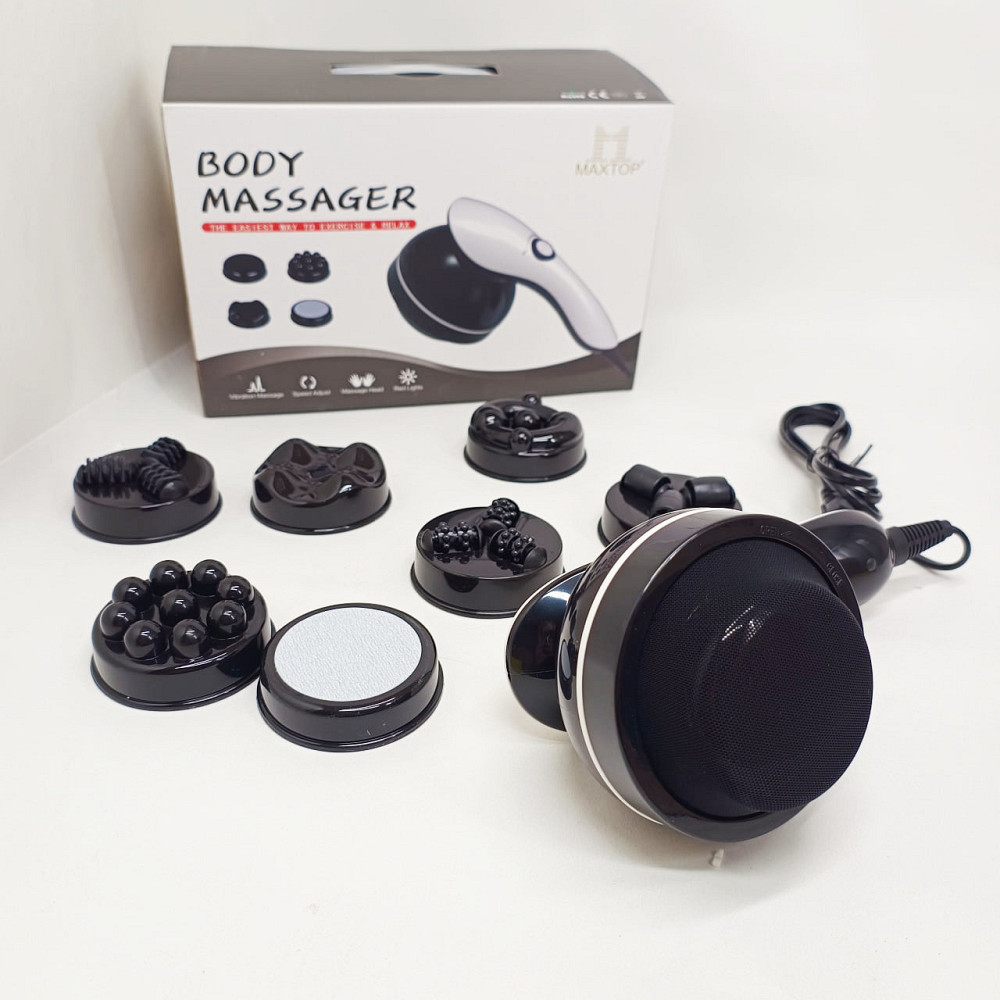 Вибрационный массажер для тела Maxtop Magic Massager 8 в 1 BD-43 Львов - изображение 13