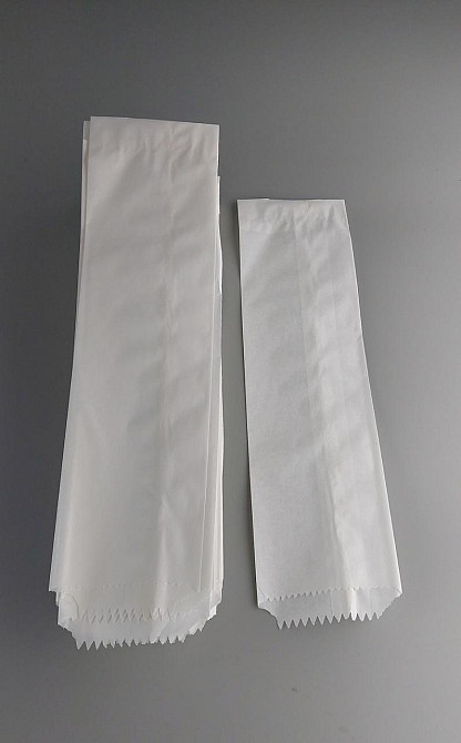 Пакет бумажный 7/0*28 белый жиронепроницаемый (2000 шт) Харків - фото 2