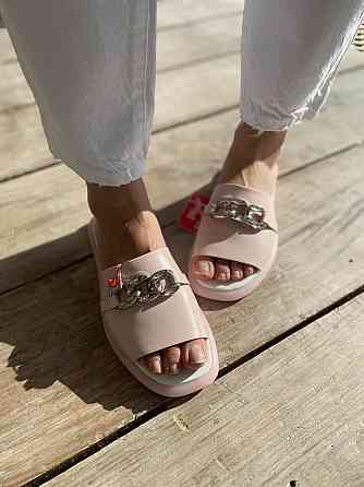 Dino Vittorio Шльопанці жіночі Dino Vittorio 43-84-150 пудра (літо, шкіра натуральна) (4443) Коломыя