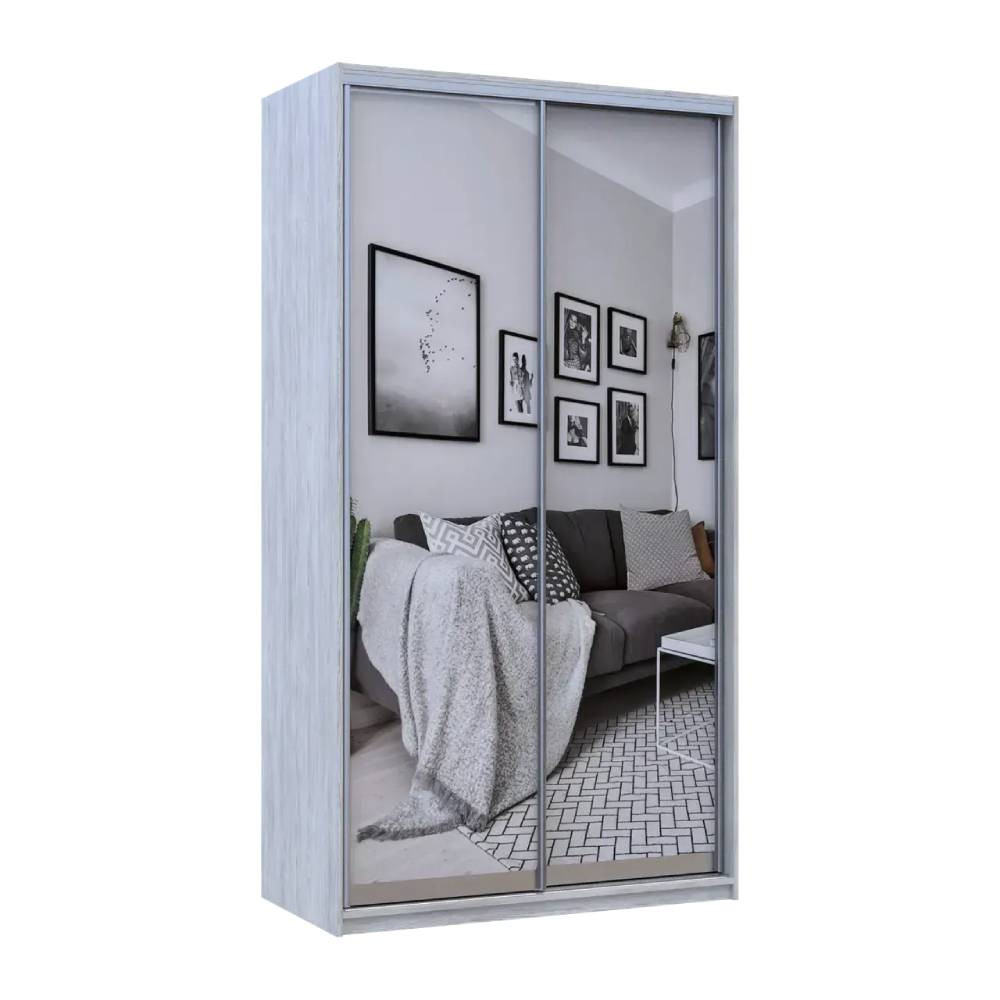 Шафа-купе Doros Сіті Лайт Сосна Натті 2 Дзеркала 120х60х225 (DRS-011960) Дніпро - фото 2