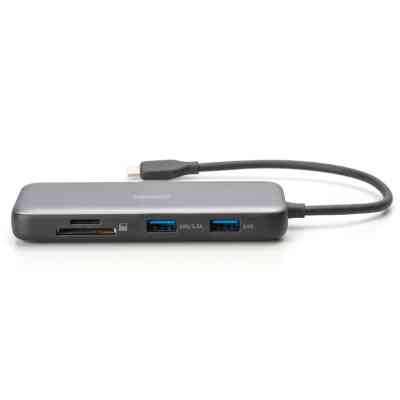Порт-реплікатор Digitus USB-C &gt; 2xHDMI/2xUSB-A/USB-C/SD/MicroSD/RJ54 (DA-70915) Вінниця