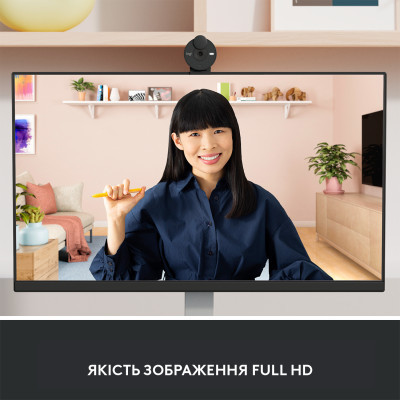 Веб-камера Logitech Brio 305 FHD for Business Graphite (960-001469) Винница - изображение 10