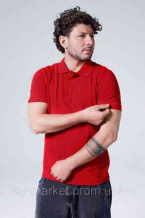 Поло класичне Stedman Lux Polo чоловіче червоне (ST9060-SRE) XXL Київ