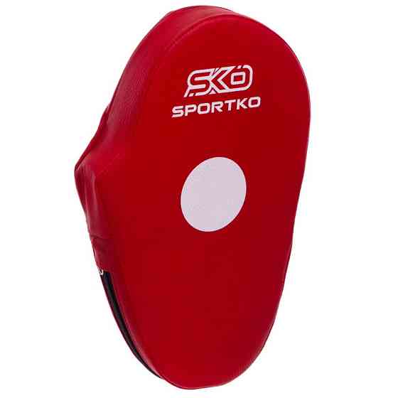 Лапа Прямая удлиненная для бокса и единоборств SPORTKO PD3 30x20x5 см Киев