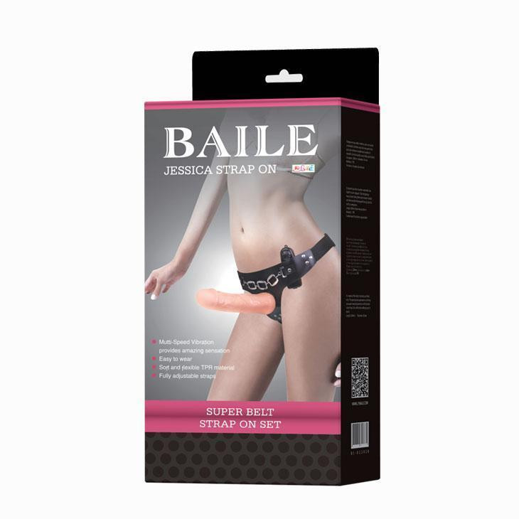 Страпон - Baile Jessica Strap On Vibrating, 19 см Sex Aura Київ - фото 5
