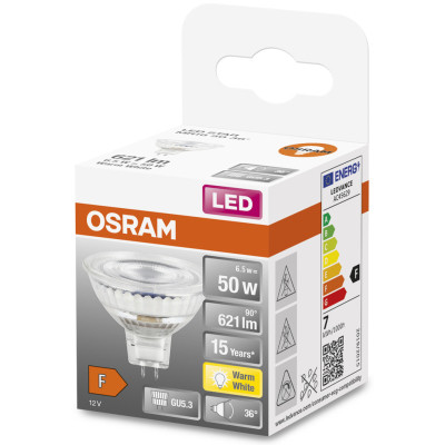 Лампочка Osram LED MR16 50 36 8W/827 12V GU5.3 (4058075433762) Винница - изображение 4