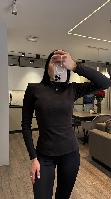 Жіночий базовий теплий гольф-термо трикотаж пума Одеса - фото 2