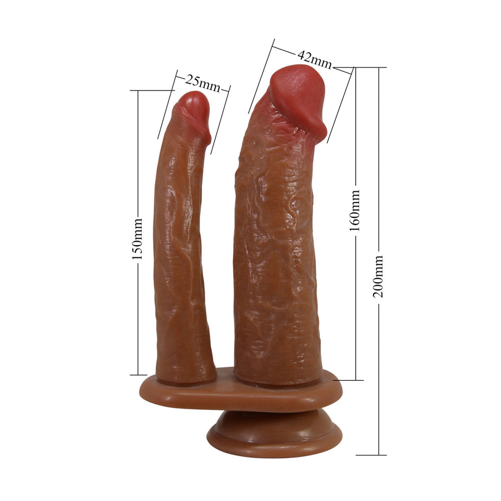 Подвійний вібратор PRETTY LOVE - Double Dildo Hulbert 6.9 7 functions Sex Aura Київ - фото 5