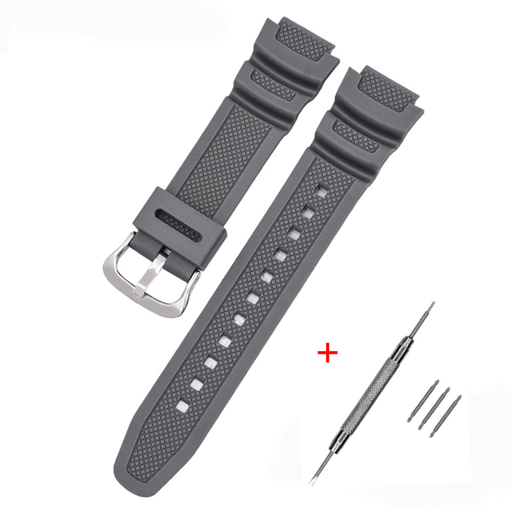 Ремінець для Casio G-Shock AE-1000/1200 Gray SI SBR Київ - фото 1