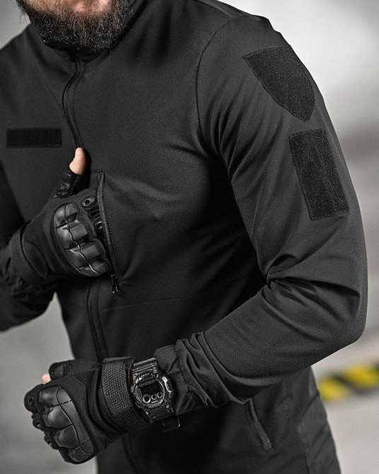 Ветровка paradox (без капюшона) черная полиция ДЛ6292 Одесса - изображение 8