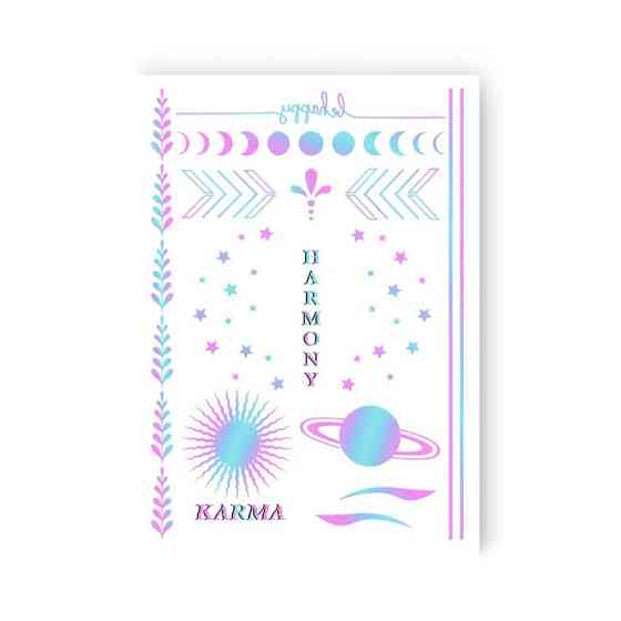 Набор временных татуировок «Harmony mood» LB-186 голограмма Винница