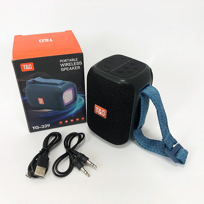 Колонка з подсвечиванием портативная TG339, Bluetooth колонка с освещением bluetooth бюджетная KN-89 Львов - изображение 10