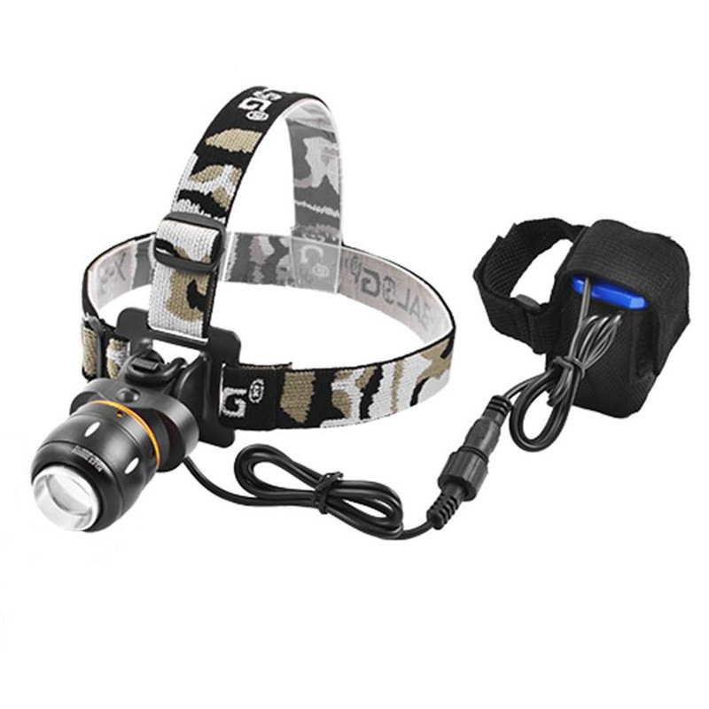 Ліхтарик налобний BAILONG BL-CB0603-T6 акмуляторний для походів, ремонту автомобіля, кемпінгу Одеса - фото 3