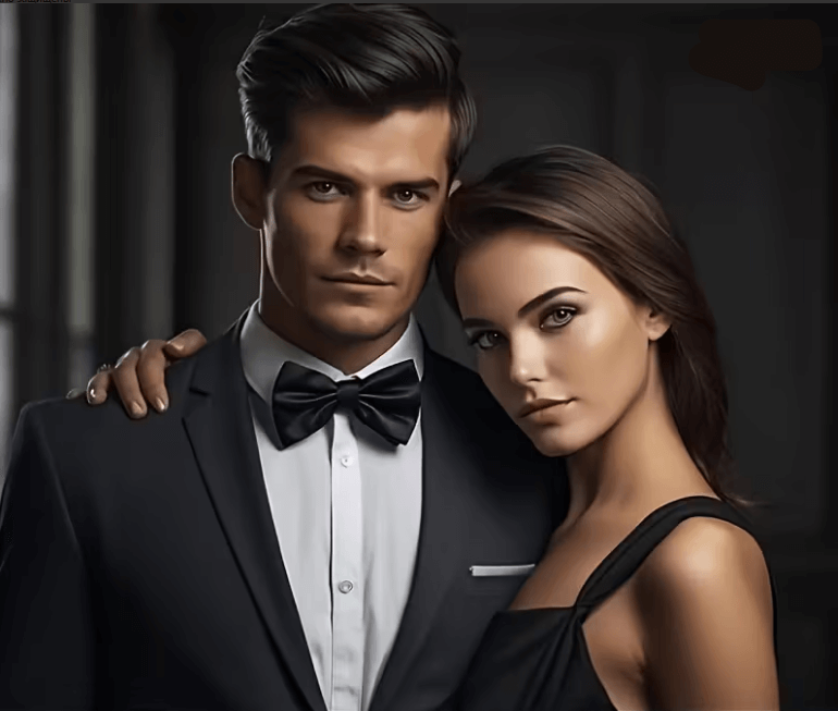 Краватка-метелик VIP ЧОРНИЙ атласний двошаровий на підкладці 12х6 см Київ - фото 3