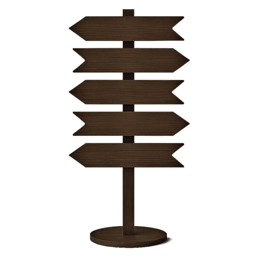 Напольная стрелка-указатель 