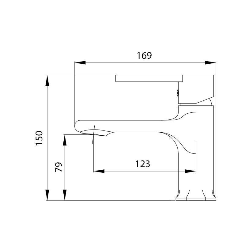 Змішувач для раковини Qtap Taurus QTTAU270CRM45659 Chrome Київ - фото 2