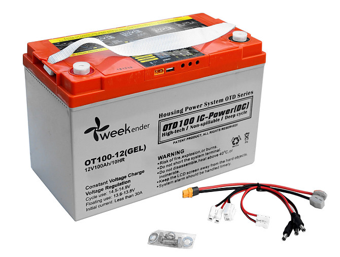 Гелевый Аккумулятор Weekender 100Ah 12V C Дисплеем Днепр - изображение 5