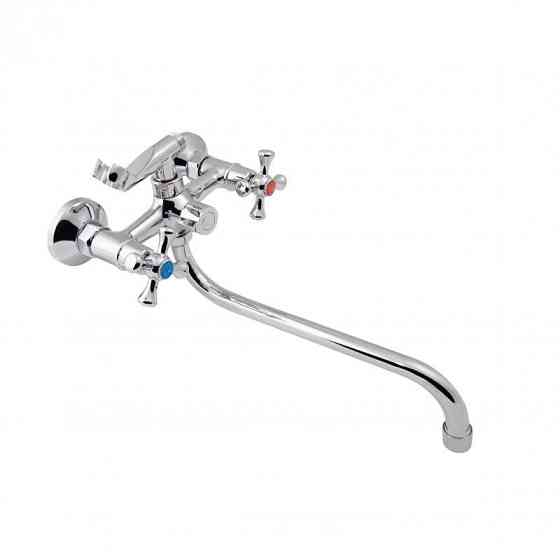 Змішувач для ванни Lidz (CRM) 75 21 140S New з душовим гарнітуром Київ