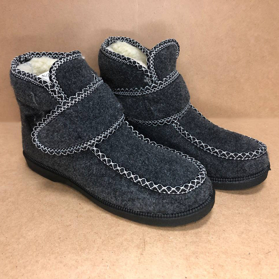 Валянки шиті, Бурки жіночі хутряні, Калоші зимові, Калоші жіночі черевики з нейлону PH-34 Львів - фото 17