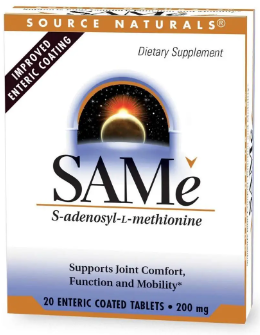 S-аденозил-l-метионин Source Naturals SAMe 200mg Enteric Coated 20 табл Киев - изображение 1