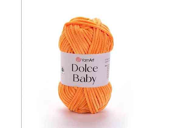 Пряжа Dolce Baby помаранчевий 100% мікрополіестр 85м 50г 5шт/уп 852 ТМ YarnArt Київ