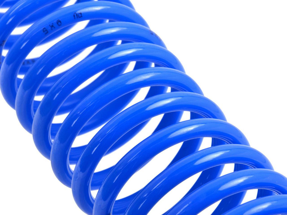 Пневматичний шланг компресора "GeKo" 10bar спіральний PU поліуретановий 15м 5/8мм Київ - фото 3