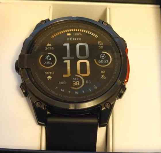 Смарт -Часы Garmin Fenix 8 47mm black Amoled 010-02904-00 Киев