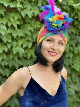 Чалма Rainbow в кольорах веселки Київ