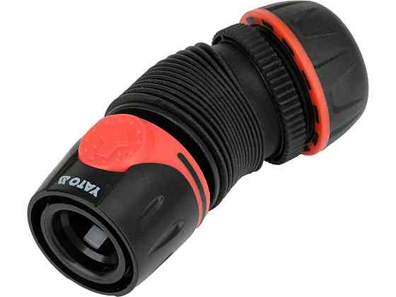 Муфта швидкоз'єднувальна з регуляцією згина YATO для водяних шлангів Ø= 3/4