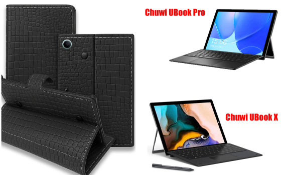 Книжка-трансформер для планшета Chuwi Ubook Pro, Ubook X, колір Black Krokodil Black Київ