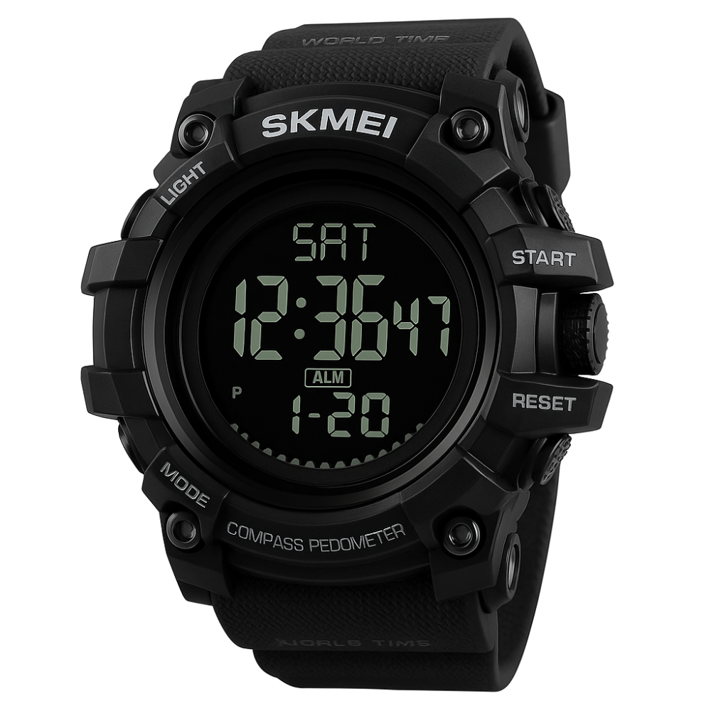 Водонепроникний годинник для риболовлі, Чоловічий водостійкий спортивний тактичний наручний годинник KN-73 Львів - фото 17