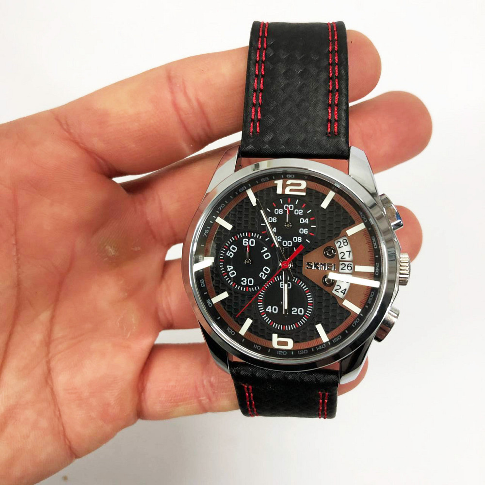 Брендові чоловічі годинники на браслеті SKMEI 9106RD, Годинник чоловічий BR-702 дуже стильні Київ - фото 6