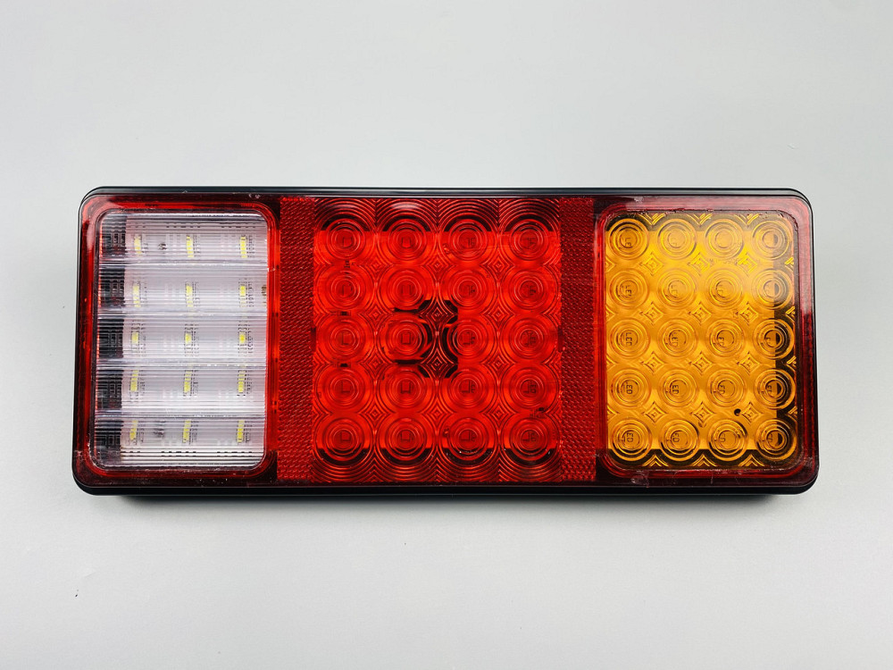 Універсальний задній ліхтар світлодіодний для вантажівки LED фара задня 55 LED chip комбінований Мукачево - фото 10