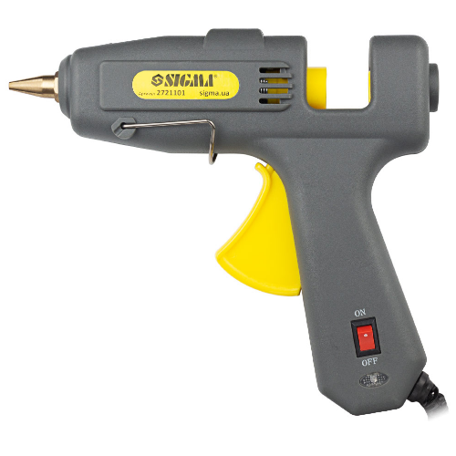 Пістолет термоклейовий d11,2мм 100W з вимикачем SIGMA Житомир