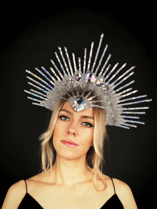 Обруч Gala Queen серебристый Киев - изображение 2